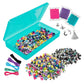 Fashion Angels Galaxy Bead Super Bracelet Making Activity Kit, Over 2,000 Beads, Organizer Keeper Case, Comes with Alphabet Beads, Pearlescent
