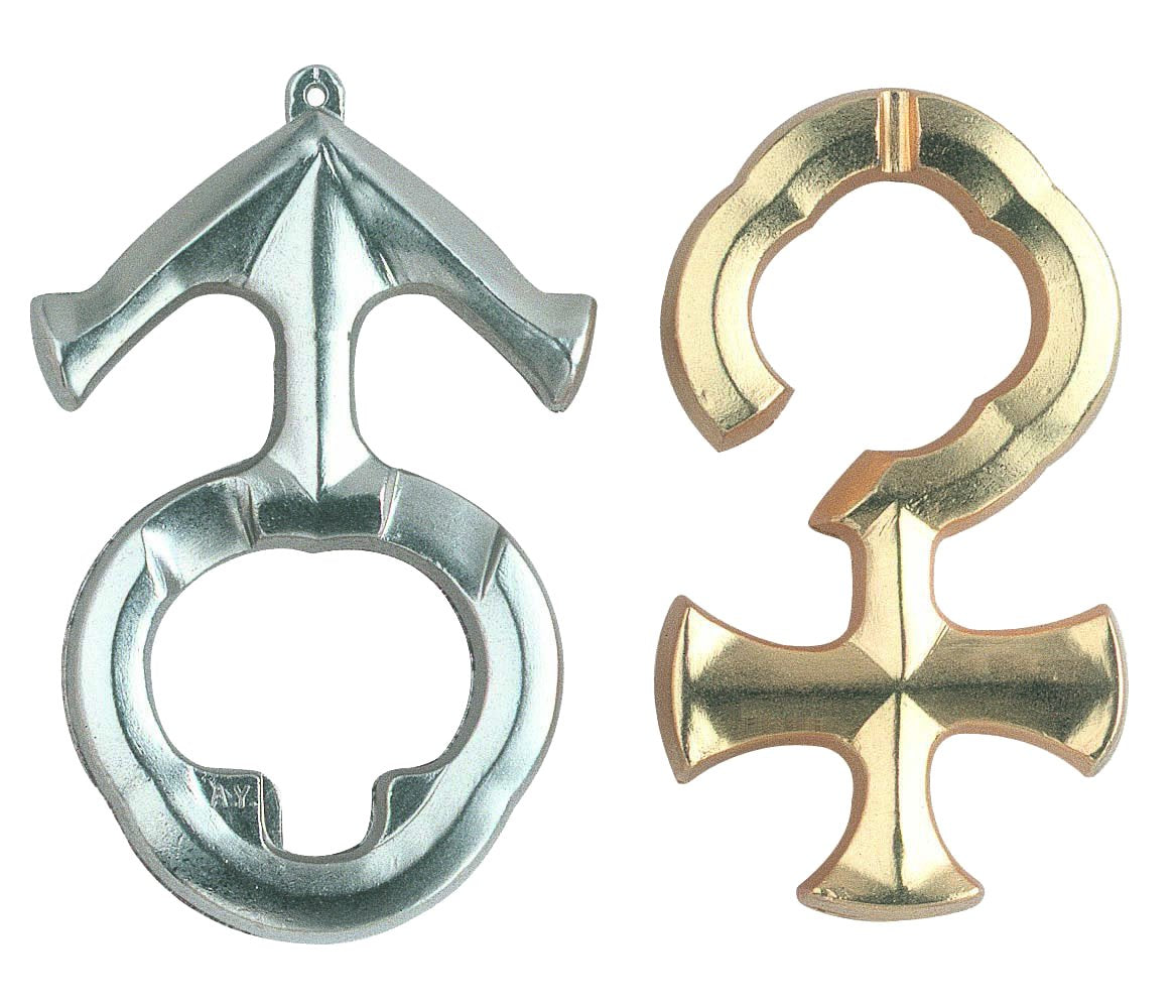 BePuzzled 30833 Dolce Hanayama Cast Metal Brain Teaser Puzzle (Level 3) Puzzles For Kids & Adults Ages 12 & Up