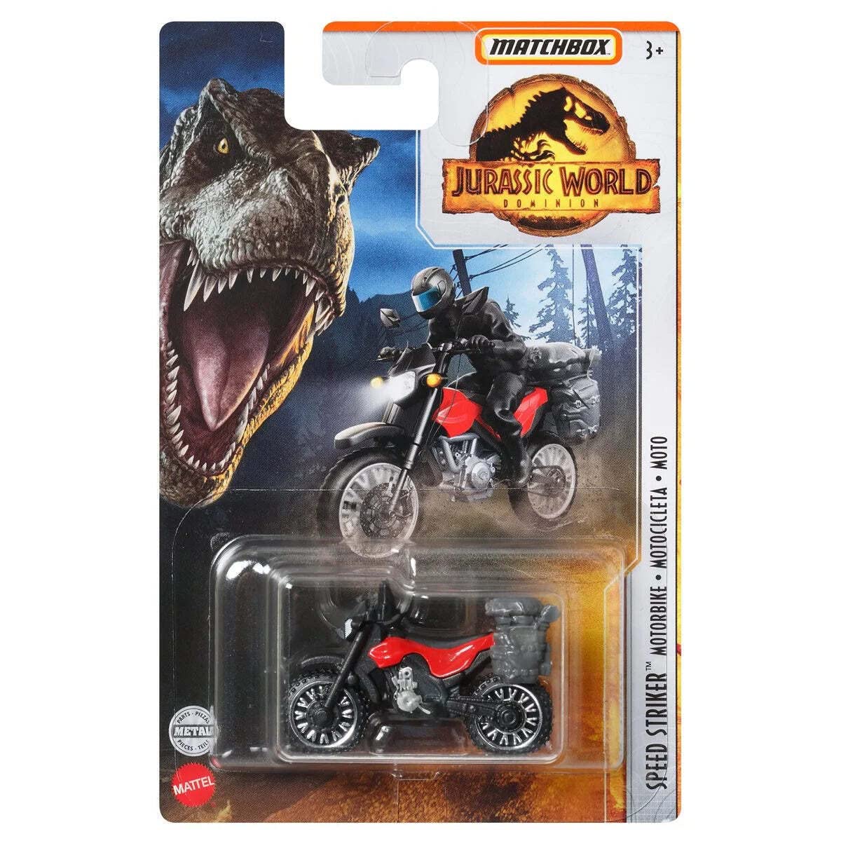 Matchbox Speed Striker Motorbike (Red)