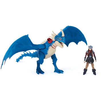 DreamWorks Dragons Deadly Nadder & Astrid Action Figures Viking Rider Duo