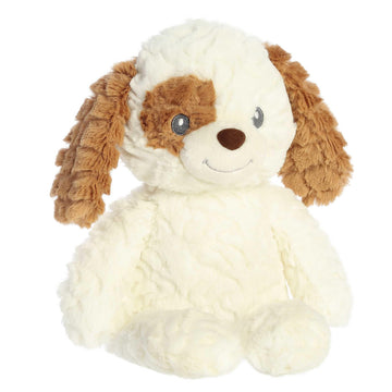 Aurora® Adorable Huggy Collection™ Parker Puppy™ Baby Stuffed Animal - Comforting Companion - Sensory Stimulation - White 13 Inches