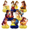 8Pcs Beauty & Beast Table Centerpieces Birthday Party Supplies Double Side Table Decorations for Girls Party Decorations