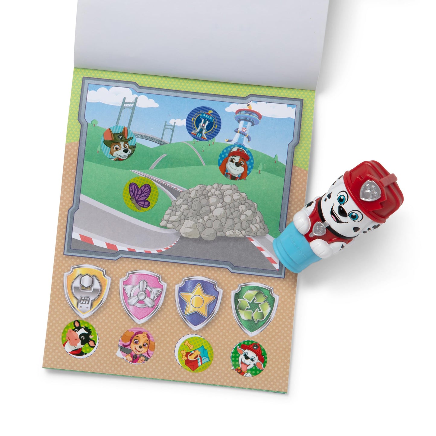 Melissa & Doug Sticker Wow! PAW Patrol Marshall Stamper Toy