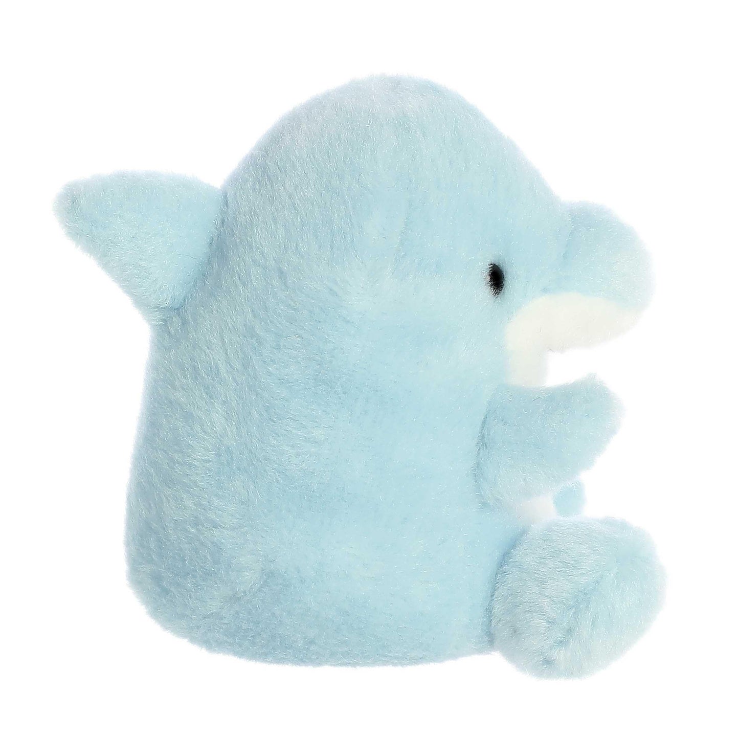 Aurora® Adorable Palm Pals™ Clicks Dolphin™ Stuffed Animal - Fun Collectible Plush for Kids and Adult Collectors - Perfect for Decorating Rooms