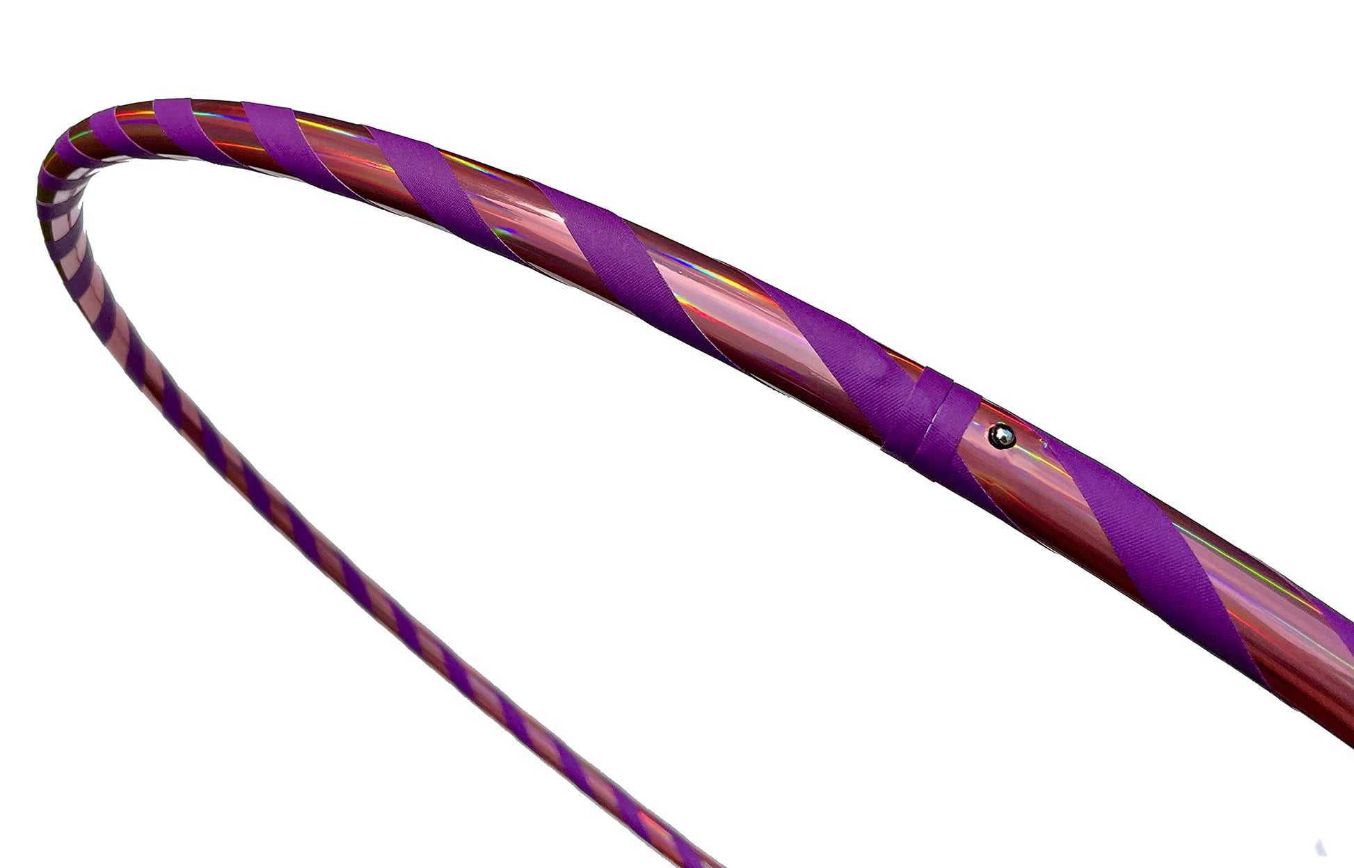 SpinMajik Kid's Hula Hoop Handmade for Fitness, Dance and Fun! (Purple, Medium (32"))