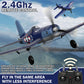 LEAMBE 4 Channel RC Plane - Ready to Fly Aerobatic Aircraft, Easy Control for Beginners, F4U Corsair RC Airplane Best Gift for Adults