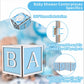 2 Set Baby Shower Centerpieces for Table 6 Inch Wooden Boxes with Rotatable Base Perfect for Boy Girl Neutra,Baby Shower, Gender Revea Party Table