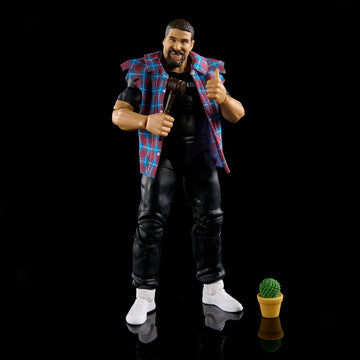 Mattel WWE Elite Collection Action Figure & Accessories, Series #102 Commissioner Foley 6-inch Collectible with 25 Articulation Points & Swappable