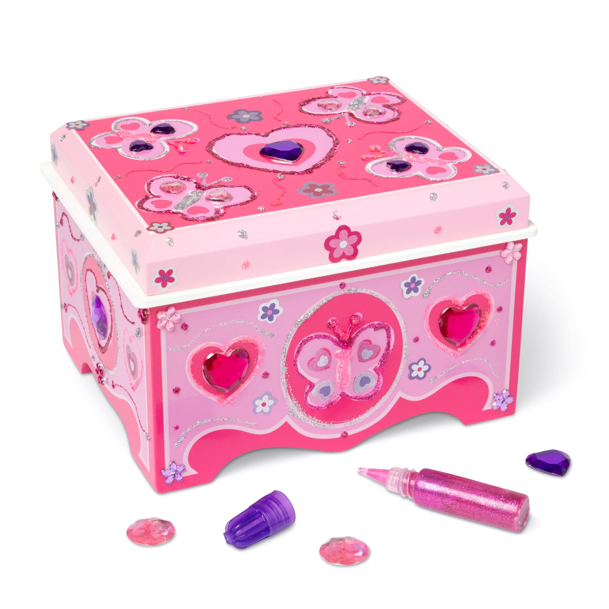 Melissa & Doug Created by Me! Jewelry Box Wooden Craft Kit