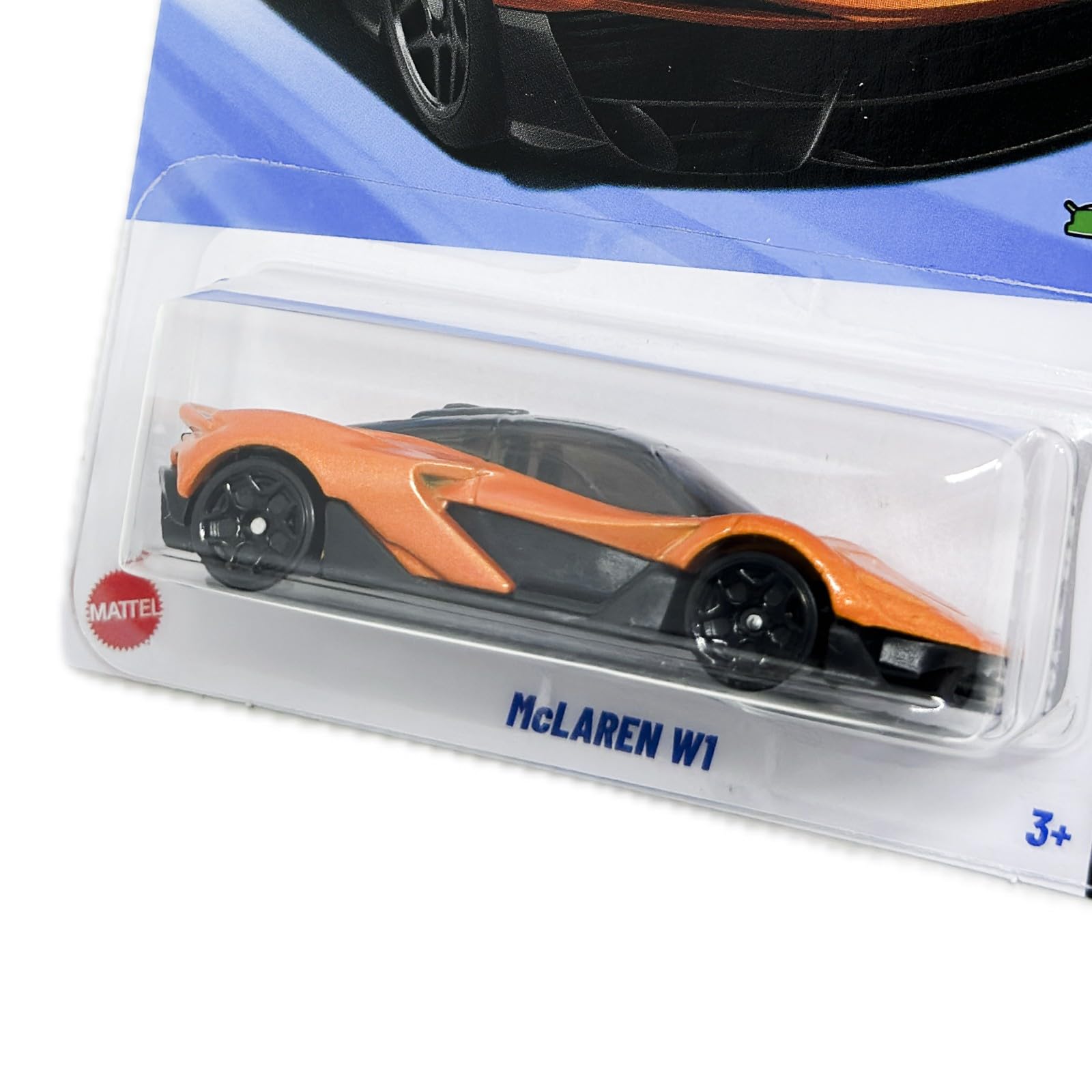 Hot Wheels McLaren W1 [Orange], HW Race Day 6/10, 142/250, 1:64 Scale Diecast Car