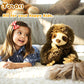 YOHAKI Sloth Plush Animal, 11.02" Cute Stuffed Sloth with 3 Baby Sloths, Easter Stuffed Sloth Animal, Washable Plush Toys, Cute Three Toed Sloth