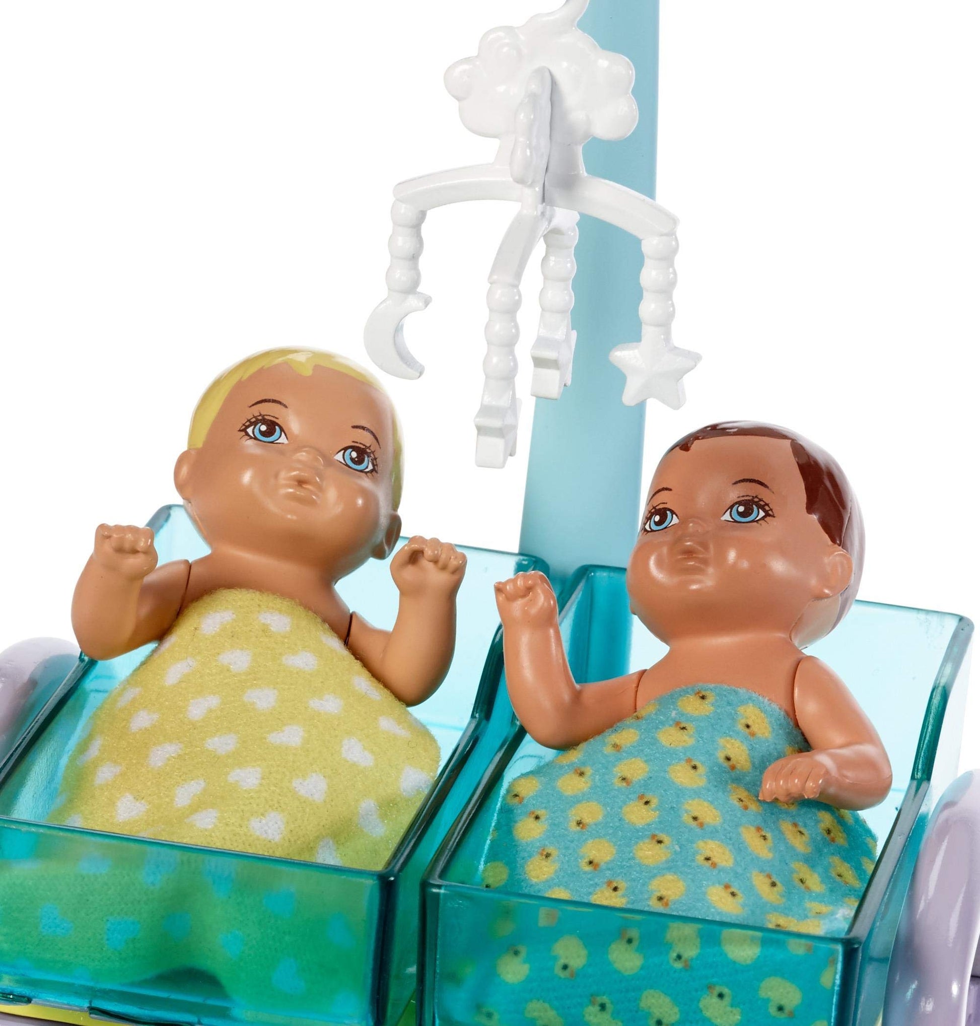 Barbie Doll Baby Doctor Play Set with Two Patients