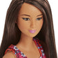 Barbie Doll Red Background Dress