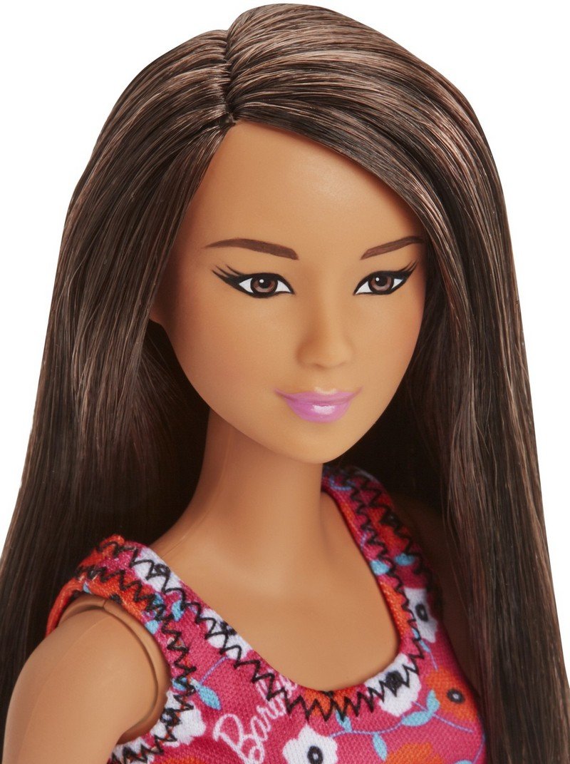 Barbie Doll Red Background Dress