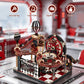 Rnfinewow 3D Puzzles for Adults, Fantasy Land Wooden Marble Run Mechanical Model Building Kits for Adults to Build, Wooden Puzzles Gear Ball Building
