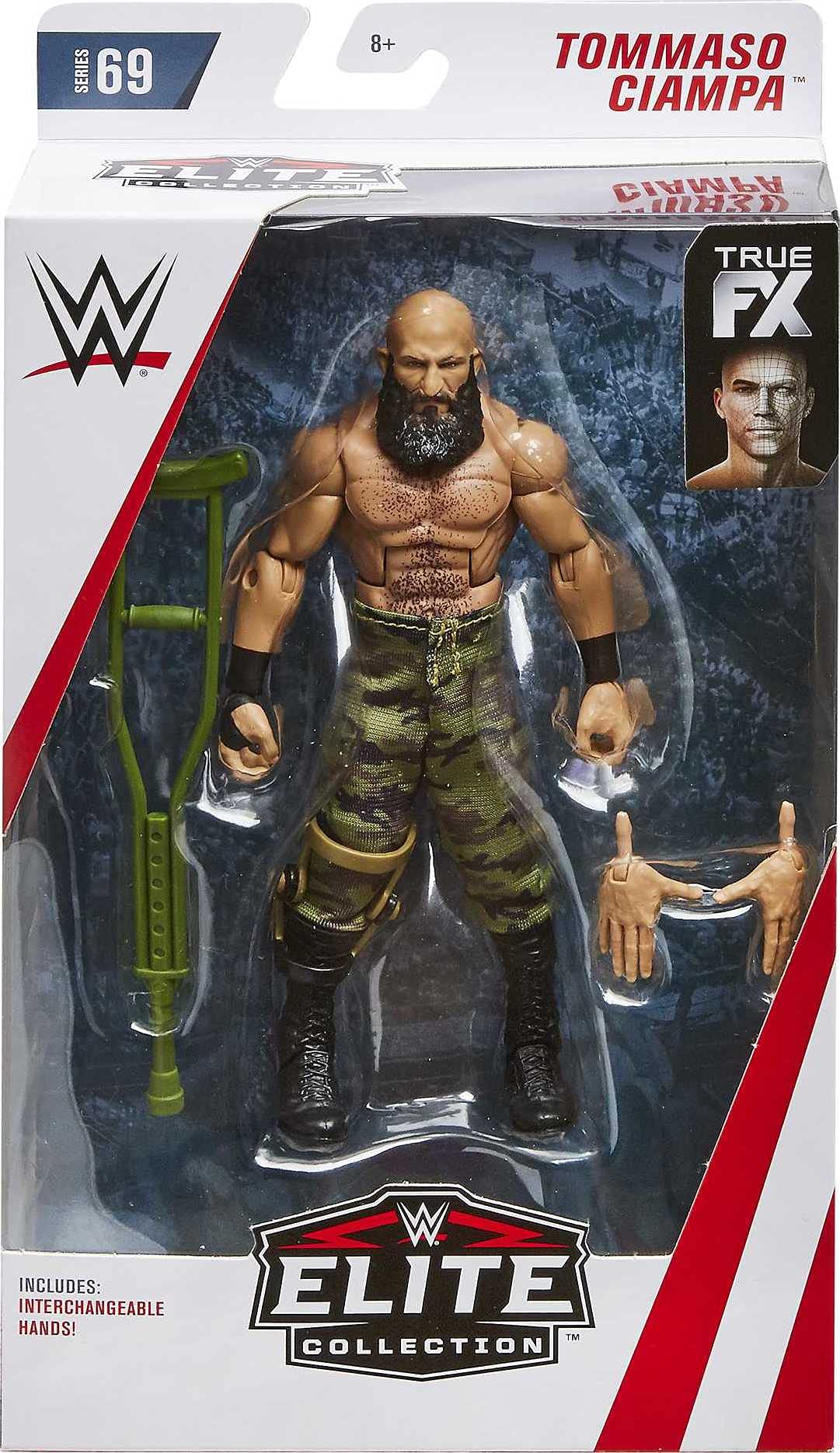 WWE Tommaso Ciampa Elite Collection Deluxe Action Figure with Realistic Facial Detailing, Iconic Ring Gear & Accessories