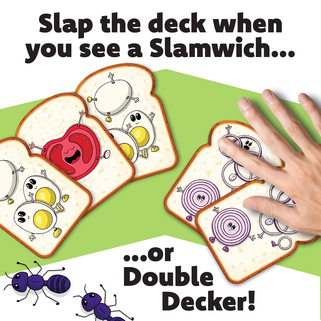 Gamewright - Slamwich - A Fast Flipping Card Game for Kids - Ages 6 and Up - Great for Family Game Night!