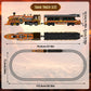 Mould King 12046 Steampunk Train Building Set, Western Train with Track, Buildable Model with Battery, Display Model Toy for Adults Collection