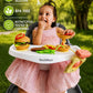 Hamburger Suction Cup Baby Toy Holder for High Chair, Car Seat & Stroller, 3 Tether Straps Keep Toys from Falling Down, BPA-Free Food-Grade Silicone