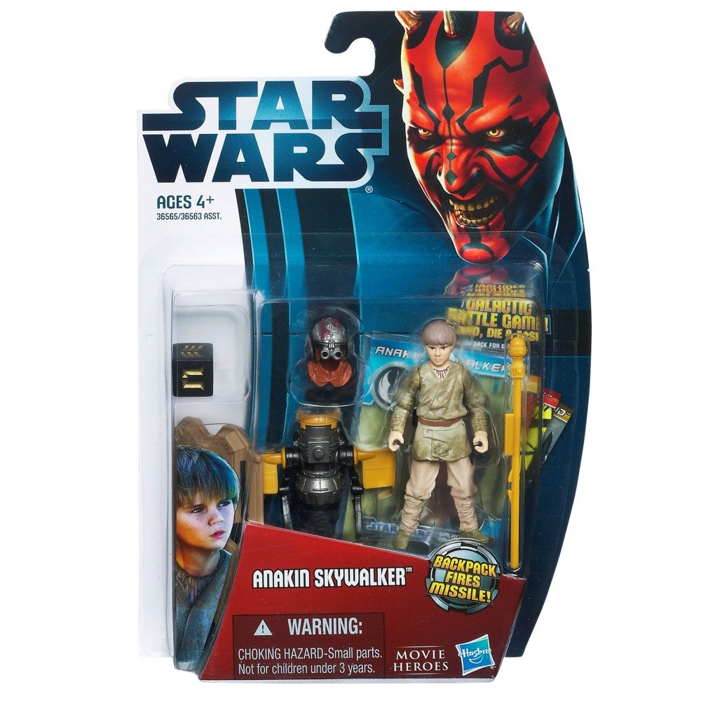 Star Wars Movie Heroes 2012 Action Figure MH14 Anakin Skywalker 3.75 Inch