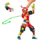 Ninjombie Action Figure - Crimson Fang, Boys Action Ninja Zombie Slime Monster Action Figure, Ages 6+