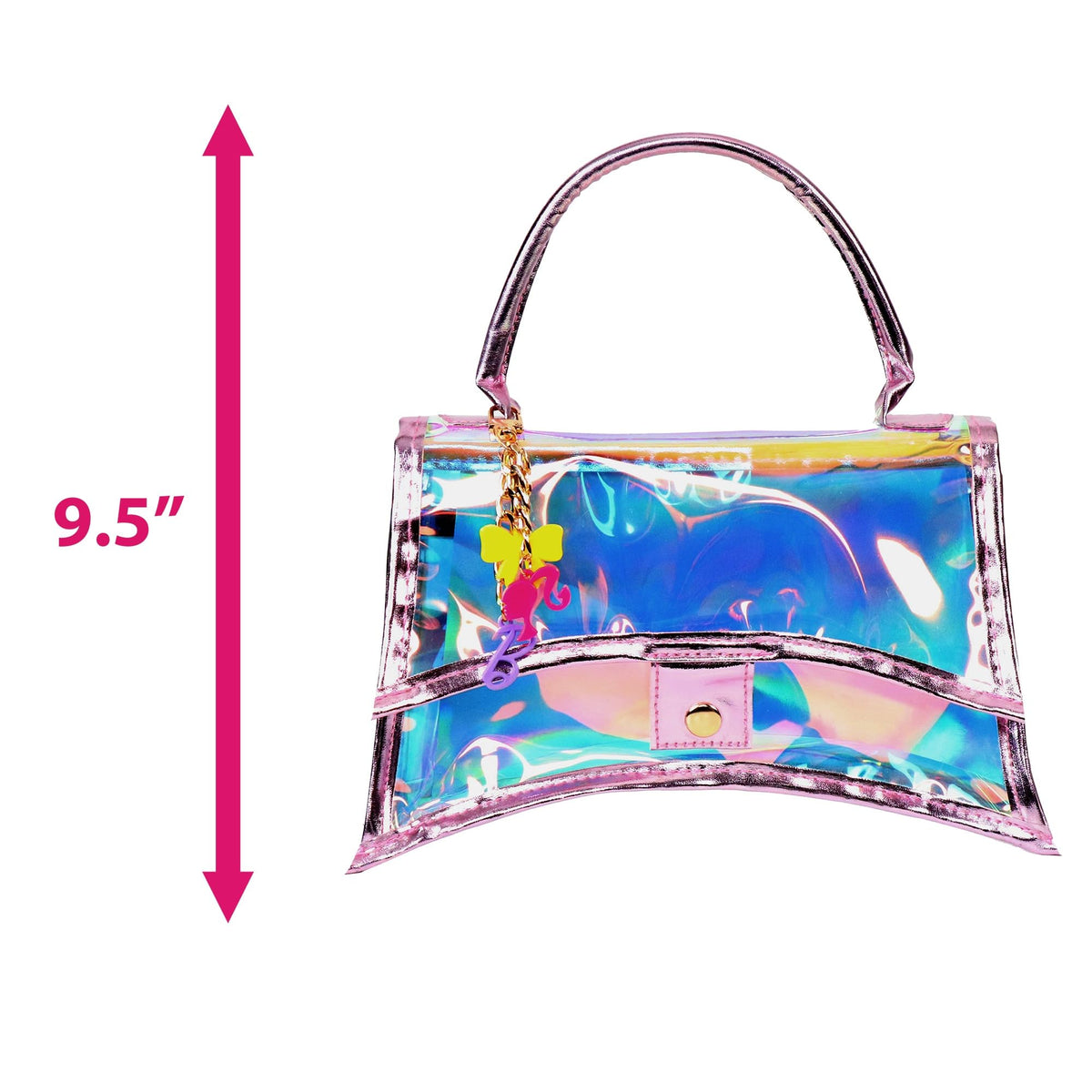 Barbie Color N’ Style Purse Activity, Kids Arts and Crafts Kit with Markers, Stickers, and Bag Charm by Just Play, Ages 3+