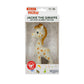 Nuby Jackie The Giraffe Natural Rubber Teether - 3+ Months - Baby Teething Toy