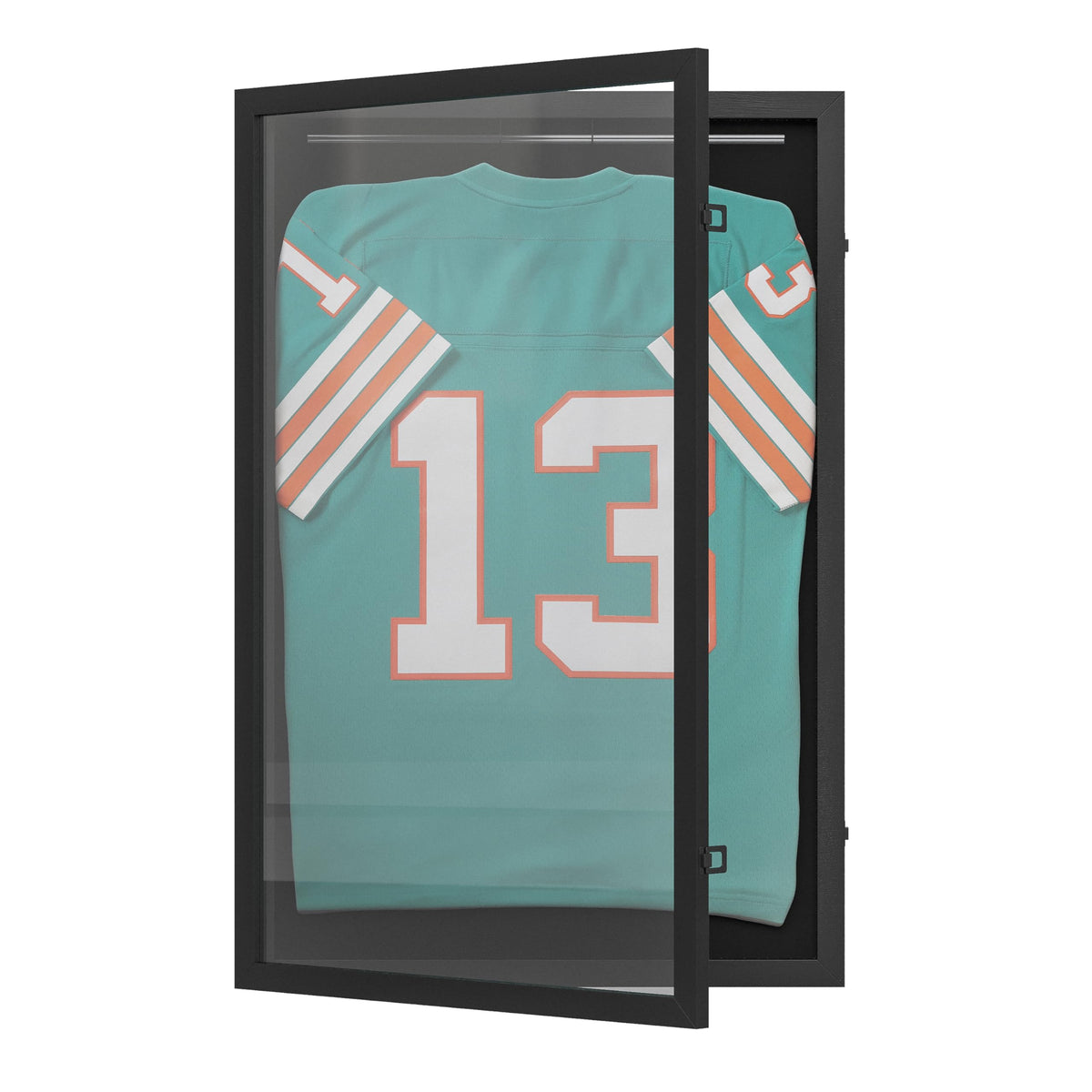 Flash Furniture Jersey Display Case, 24x36, Black