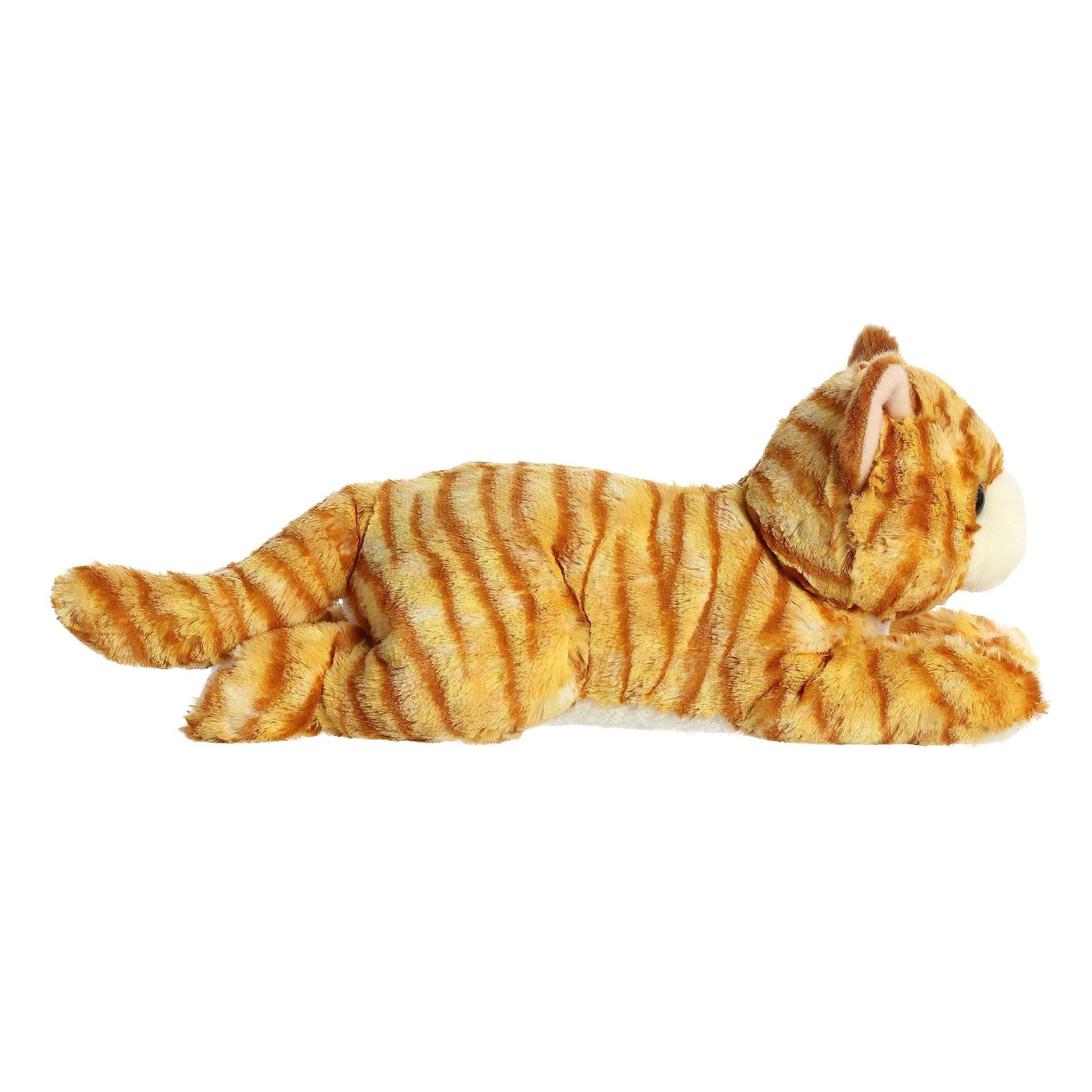 Aurora® Adorable Flopsie™ Ginger Cat™ Stuffed Animal - Used to Create Imaginative Play Adventures - Perfect for Birthdays, Kids and Adults, All Ages