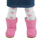 Sophia's, 2-Pair, Winter Boots for 18" Dolls, Pink/Gray