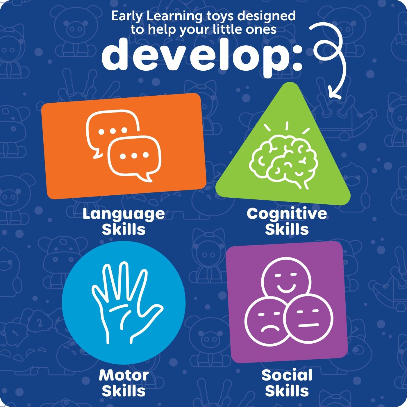 Learning Resources Rainbow Busy Board