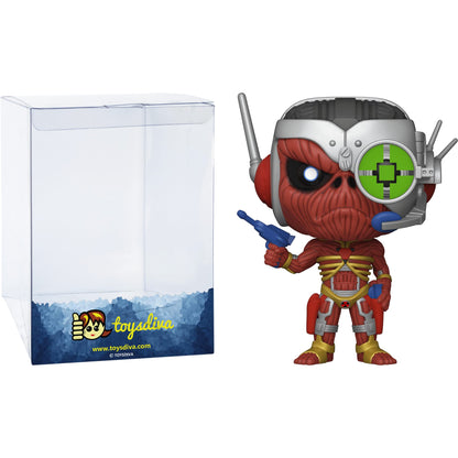 Somewhere in Time Eddie: P o p ! Rocks Vinyl Figurine Bundle with 1 Compatible 'ToysDiva' Graphic Protector (248-57607 - B)