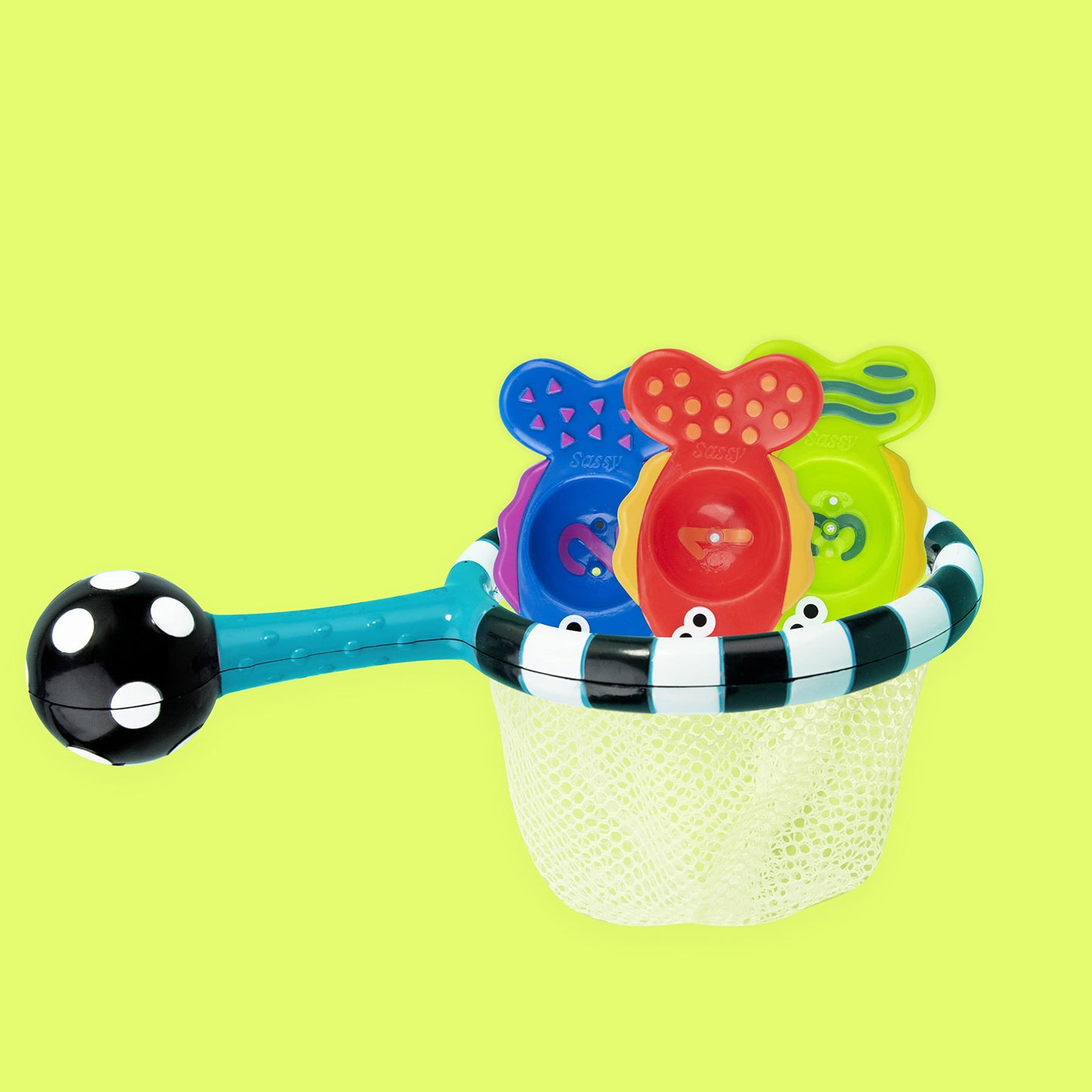 Sassy Developmental Bath Toy, Catch and Count Net (Pack of 2)
