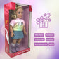18 Inch Dolls with Soft Hair and Accessories - Soft Body 18 inch Doll with Poseable Vinyl Arms & Legs, Dress Outfit - Cute 18" Doll Set for Girls