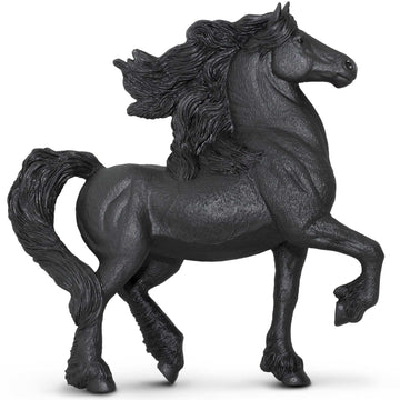 Safari Ltd. Friesian Mare - Lifelike 5" Horse Figurine - Educational Toy for Boys, Girls, and Kids Ages 3+