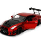 Jada Pink Slips Nissan GT-R R35-1:18 Scale Diecast Model with Opening Doors and Working Steering - for Collectors and Enthusiasts 14+
