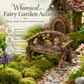 Essivox Brown Resin Fairy Garden Miniature Bench Chair, Outdoor Furniture Decoration for Home and Garden Landscape