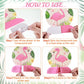 LINGXIU 9 Pieces Flamingo Themed Party Decoration Supplies Summer Hawaiian Tropical Aloha Honeycomb Centerpieces Table Toppers Decorations for Girl