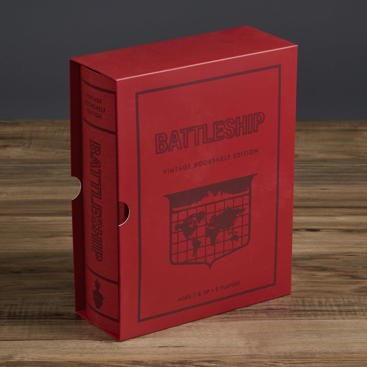 WS Game Company Battleship Vintage Bookshelf Edition Naval Strategy Game