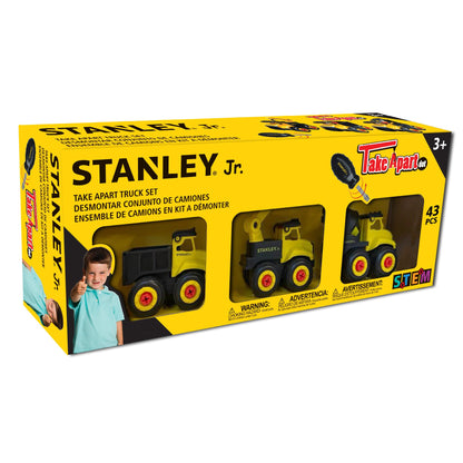 Stanley Jr. Red Toolbox Take Apart Dot 3 Piece Set