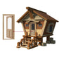 AUEAR, 1:12 Mini Furniture Unpaint Wooden Doors for DIY Scene Home Craft (2 Panel Style A)