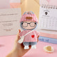Ciunura Doll Clothing for Labubu, Premium Outfits for Labubu Dressing up, Handcrafted Crochet Doll Accessories for Labubu with Sweater, Hat, Glasses