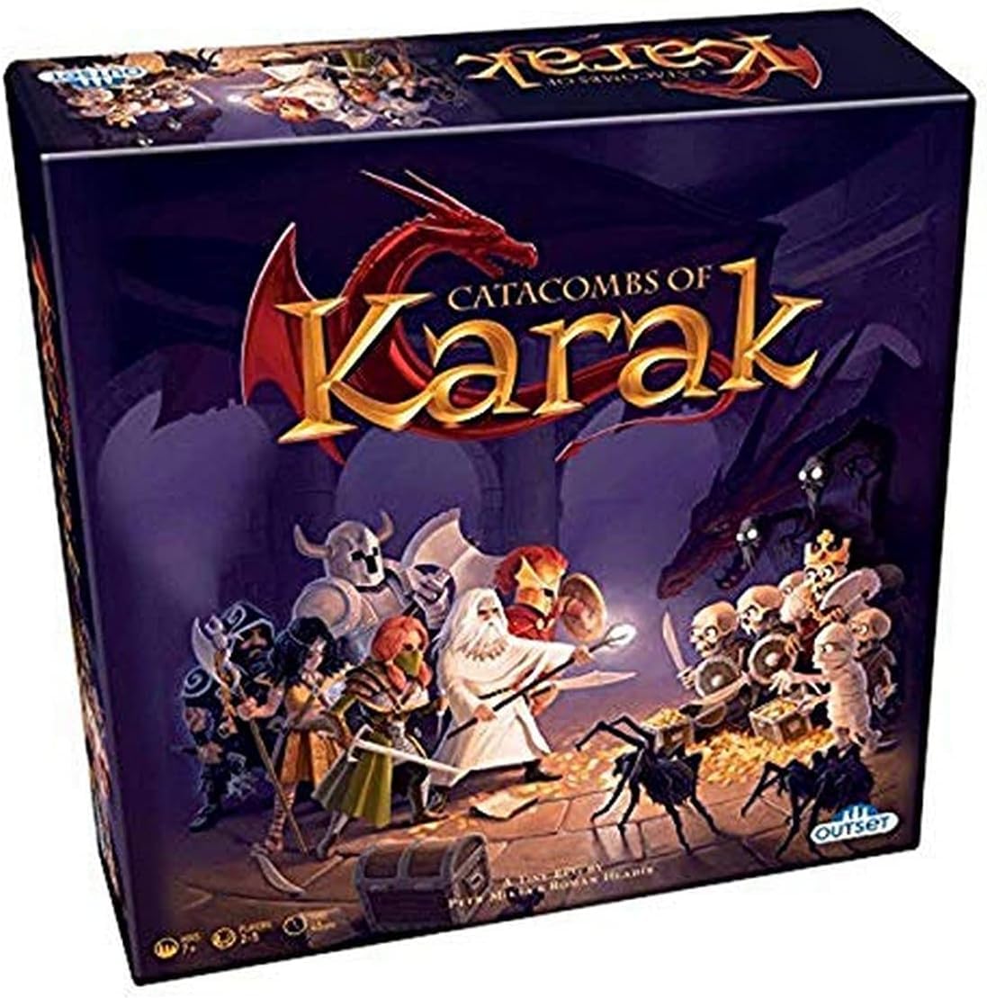 Karak - Kid's Strategy Game - 7+ Year Role-Playing Board Game - Learn Tactics and Slay the Dragon!