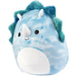 Squishmallows 10" Jerome The Blue Triceratops - Official Kellytoy Plush - Soft and Squishy Dinosaur Stuffed Animal Toy - Great Gift for Kids