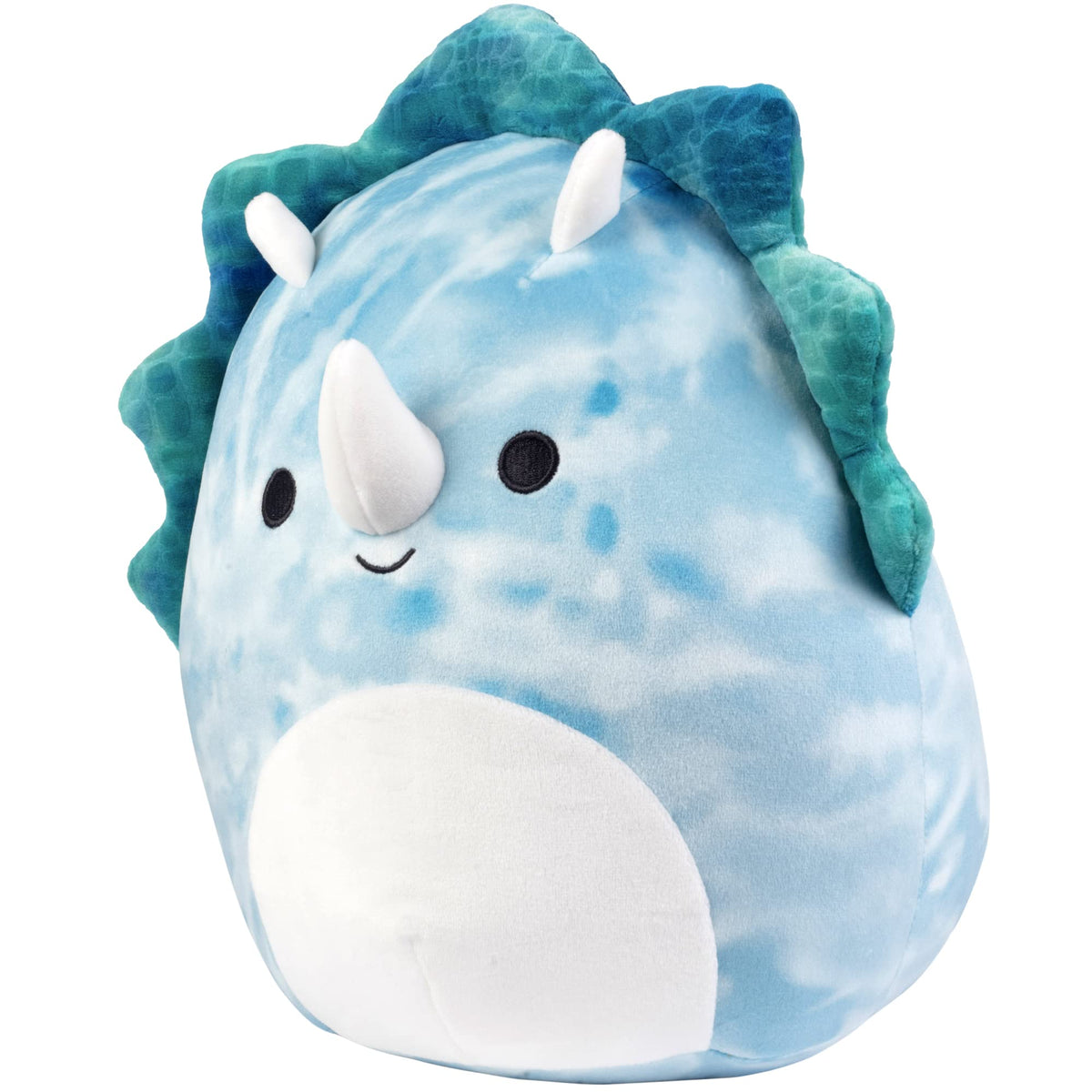 Squishmallows 10" Jerome The Blue Triceratops - Official Kellytoy Plush - Soft and Squishy Dinosaur Stuffed Animal Toy - Great Gift for Kids