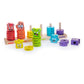 Open The Joy Emotions Stacking Rings - 30pc Rainbow Stacking Toy for Toddlers, Baby Sensory Learning Toy, Fine Motor Skill Development - Montessori