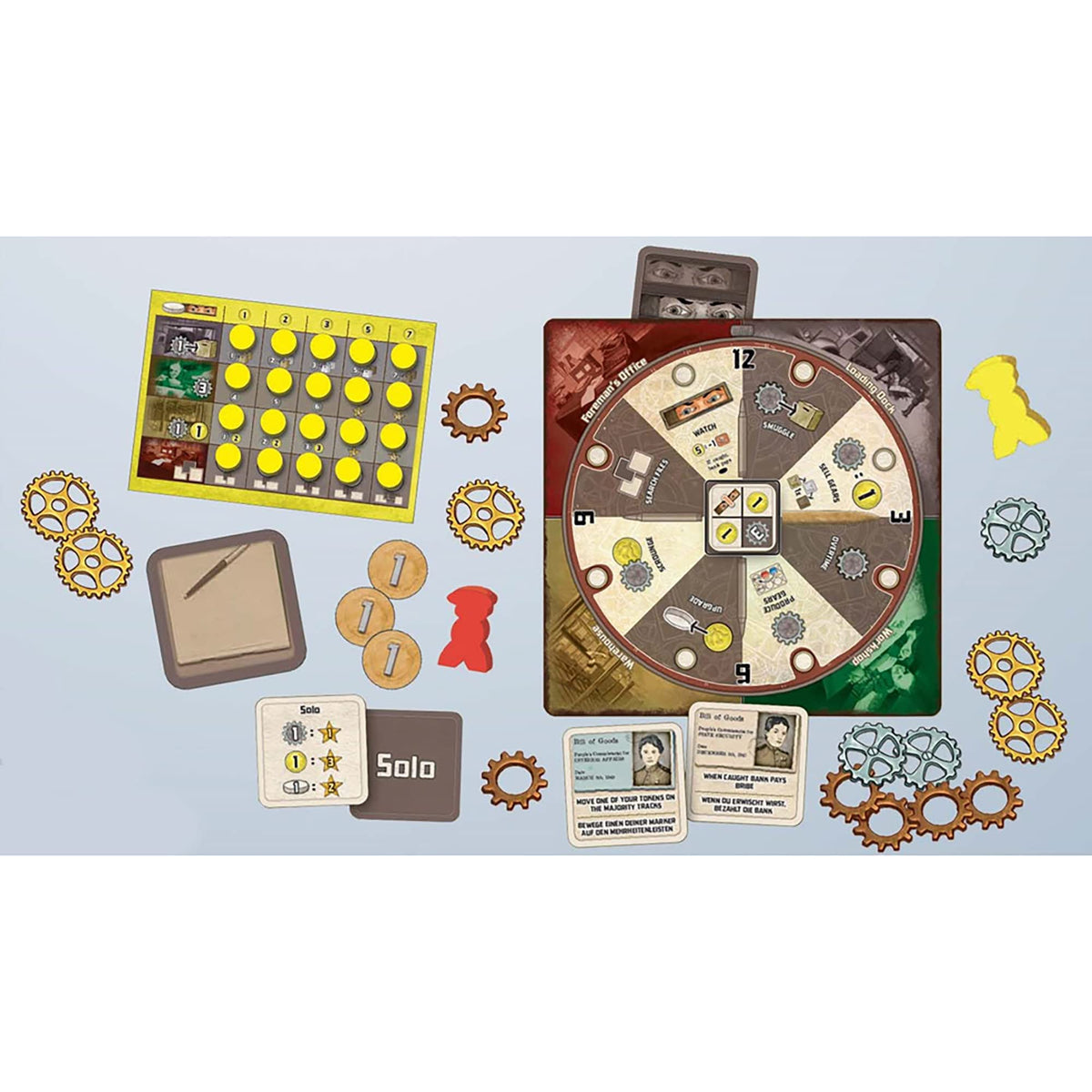 Rio Grande Games Strategy Board Game Hidden Information 1-4 Players Sixty Minute