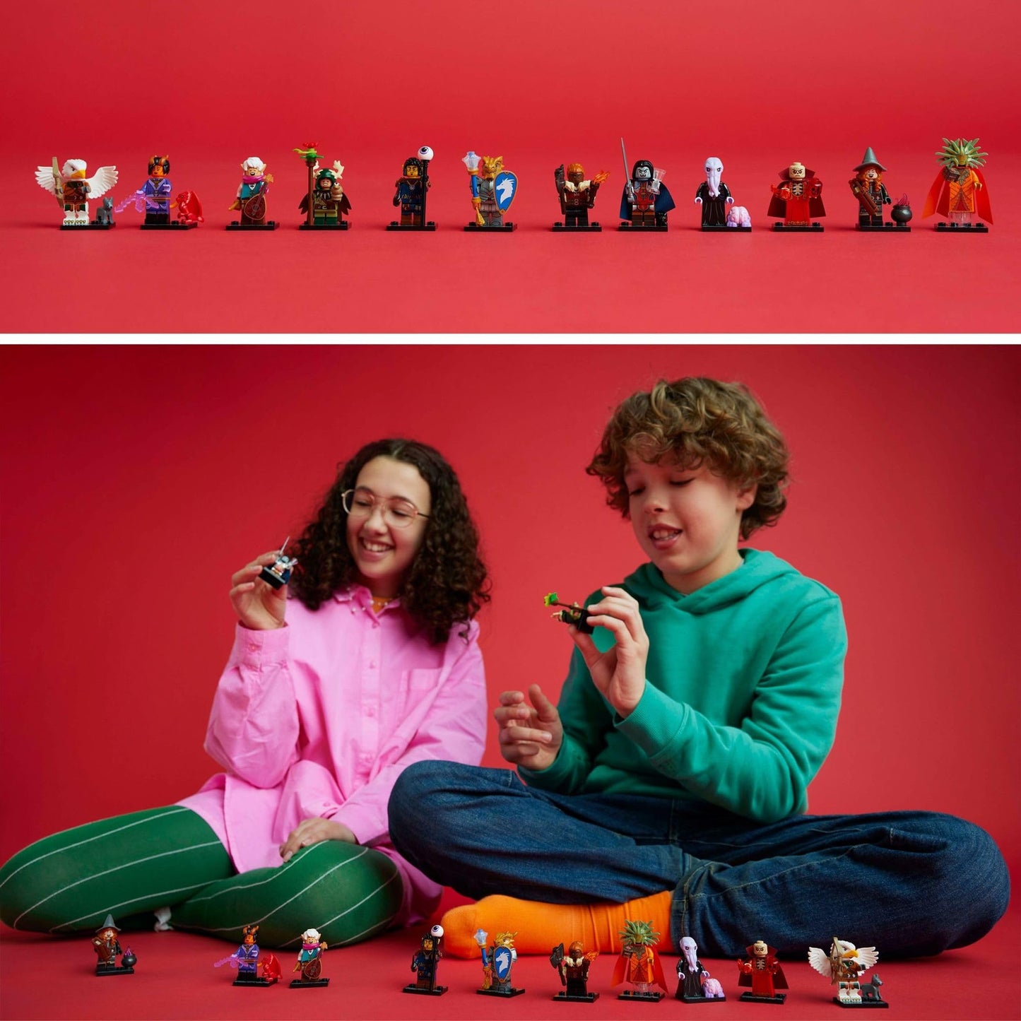 LEGO Minifigures Dungeons & Dragons 6 Pack - Toy for Boys & Girls Ages 5+ - Collectible Figures for Kids & Adult Fans - Dungeons & Dragons Gift