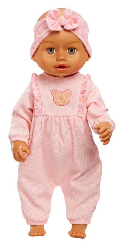 Baby born Learn to Walk Baby Doll Olivia - Gray-Green Eyes: Realistic Features for Kids Ages 3+, Walks, Crawls, Sits & Kicks, Eyes Open & Close