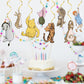 Classic Winnie Baby Shower Decorations 16Pcs Swirl Hanging Decorations for Classic Baby Shower and Birthday Party Supplies